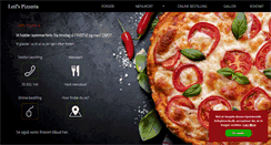 Desktop Screenshot of leifspizzeria.dk